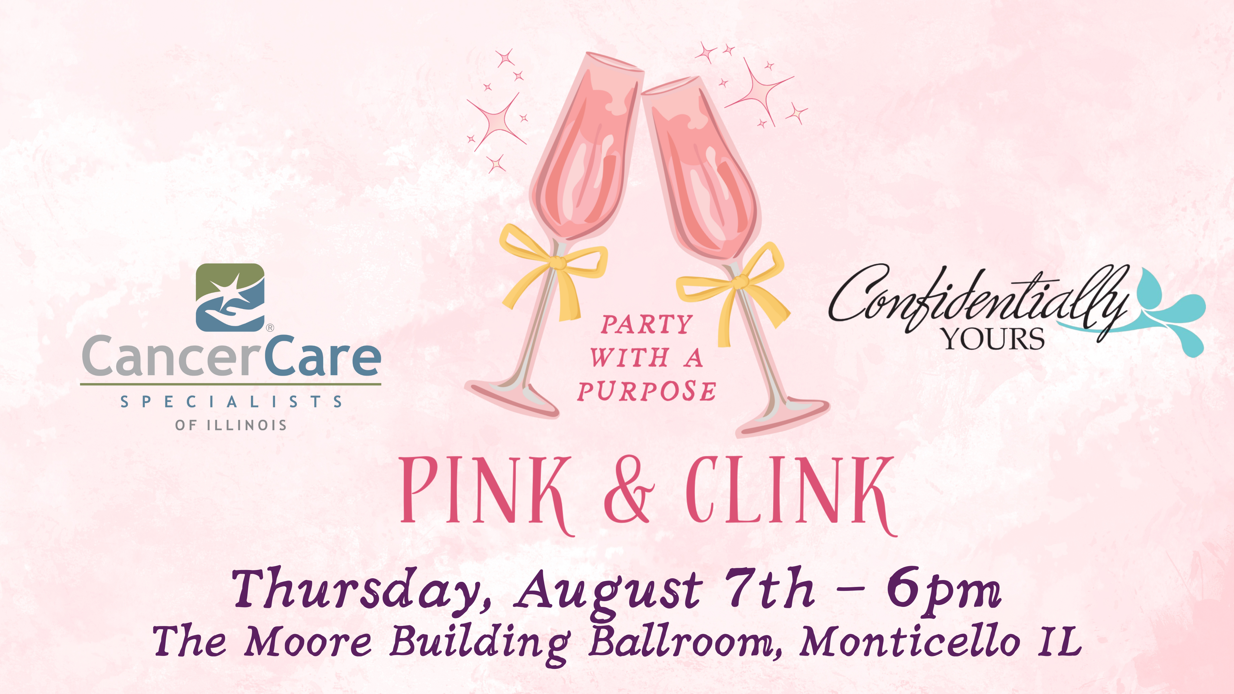 pink and clink poster