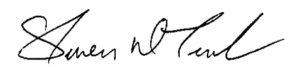 Steve Tenhouse signature