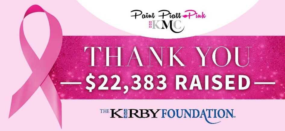 funds raised from paint piatt pink